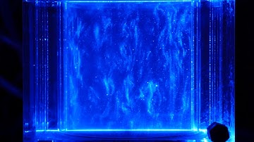 Rotating Rayleigh-Bénard convection with a rotation rate of 0.6 rad/s