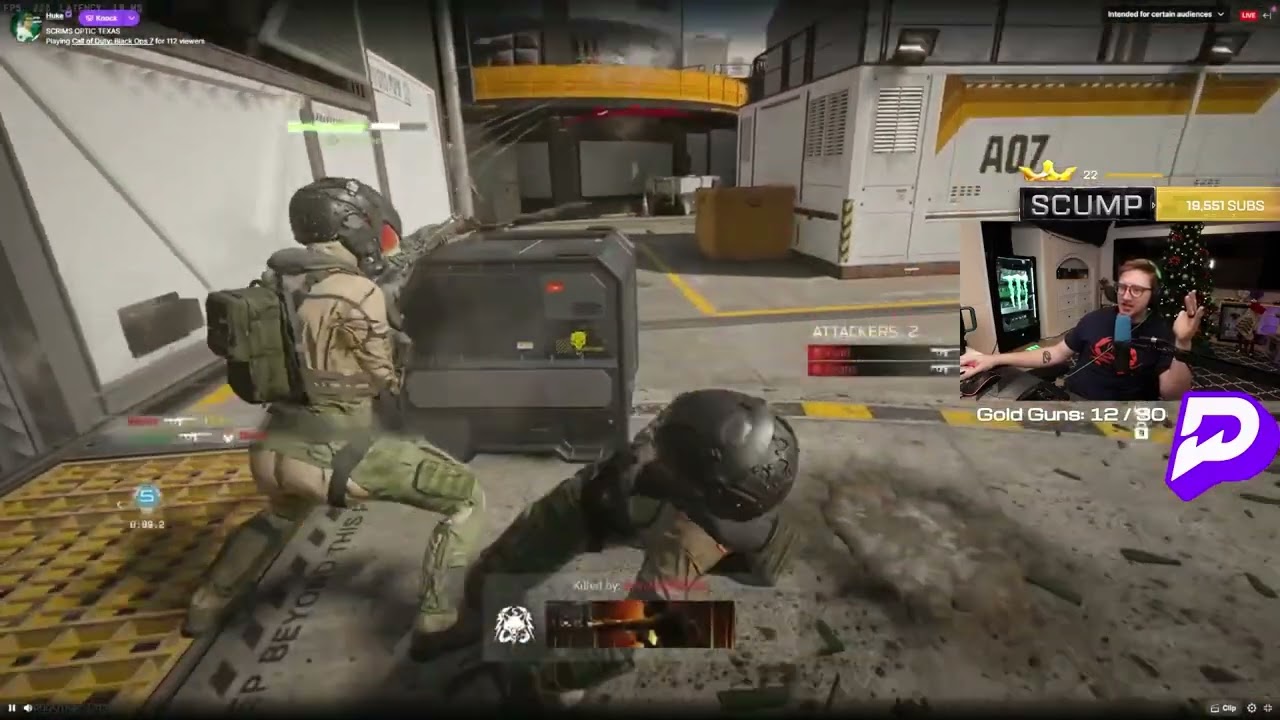 Реакция Scump на то, что Huke — лучший игрок в OpTic! 🔥 (Тренировочные матчи OpTic против C9)