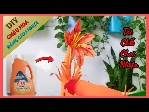 Video Làm Chậu Hoa Bằng Chai Nhựa| Tái chế chai nhựa Làm... - youtube