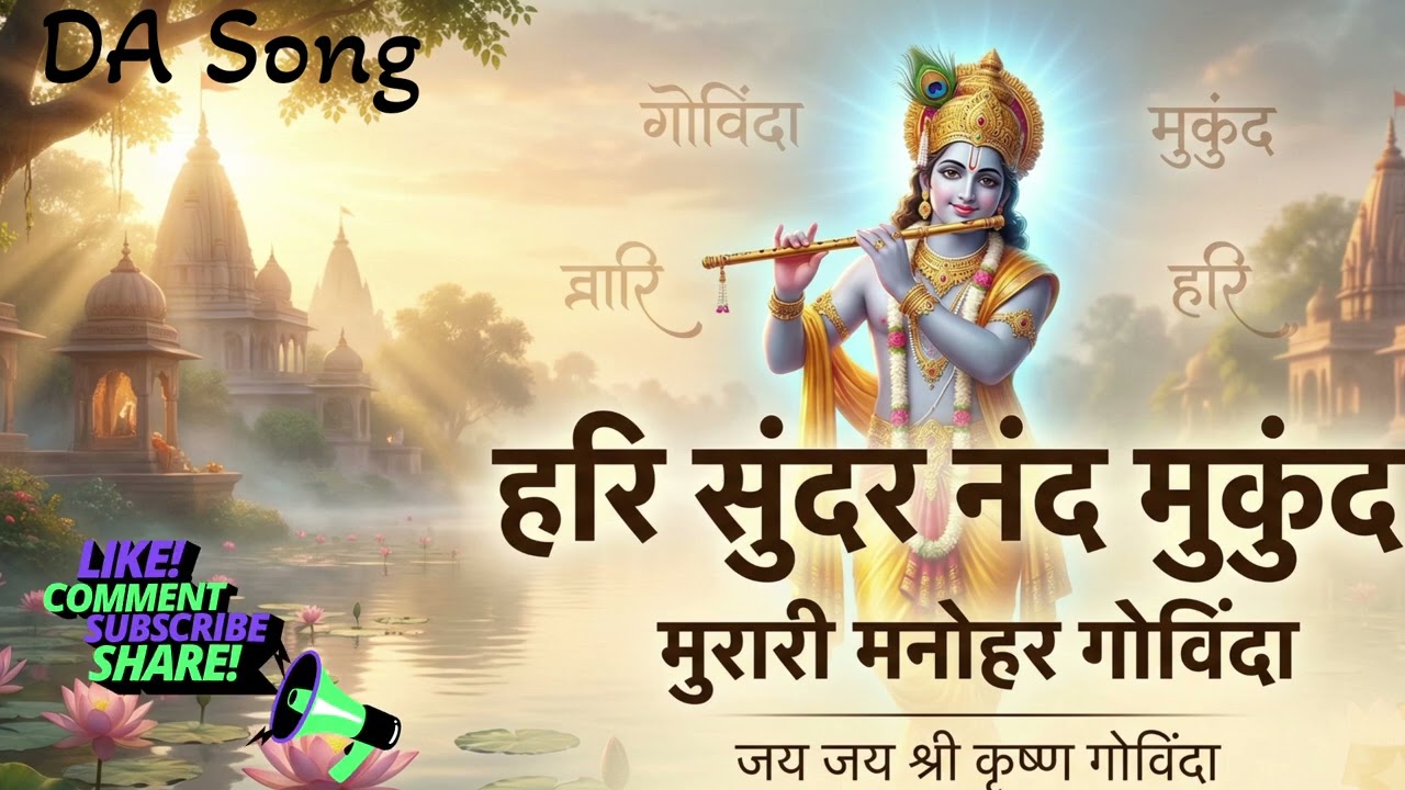 Govinda Murari - Hari Sundar Nand Mukund | Divine Krishna Chants | Meditation & Positive Energy