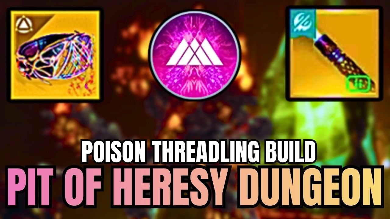 Solo Flawless Pit of Heresy Dungeon w/ Poison Threadlings Build [Destiny 2: Renegades]