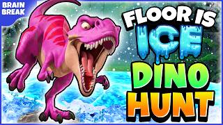 Dinosaur Hunt Freeze Dance | Dino Brain Break Party | Dance Song for Kids