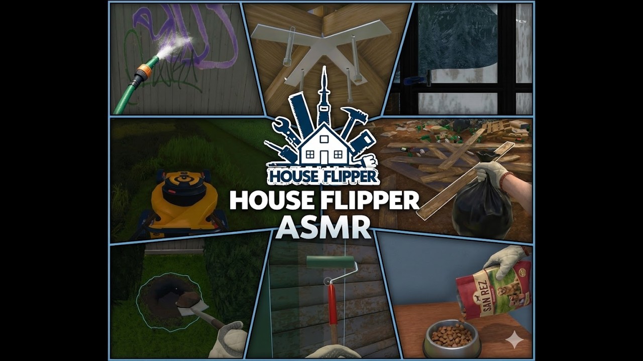 House Flipper ASMR | 1 Hour of Relaxing In-Game Sounds (No Commentary)