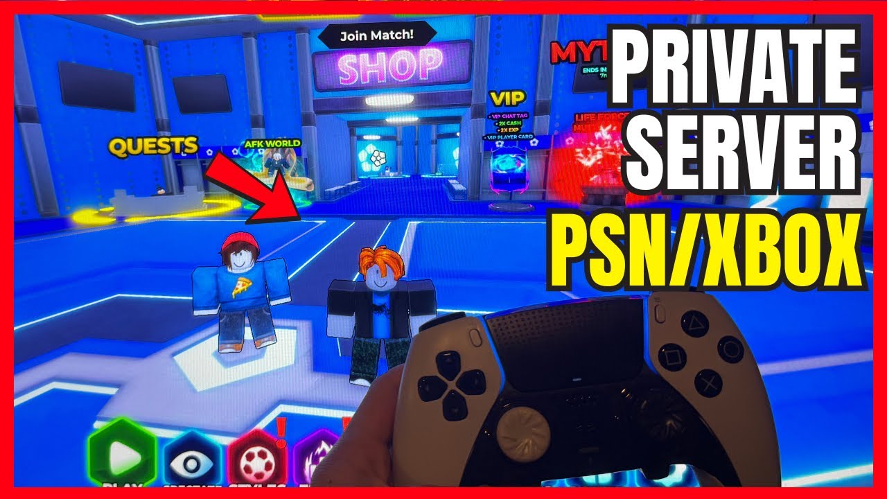 Roblox Blue Lock: Rivals: How to Create & Join Private Server With ...