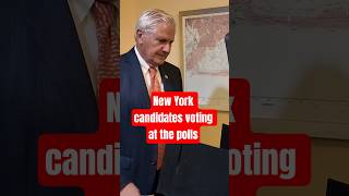 New York candidates voting at the polls #longisland #newyork #election