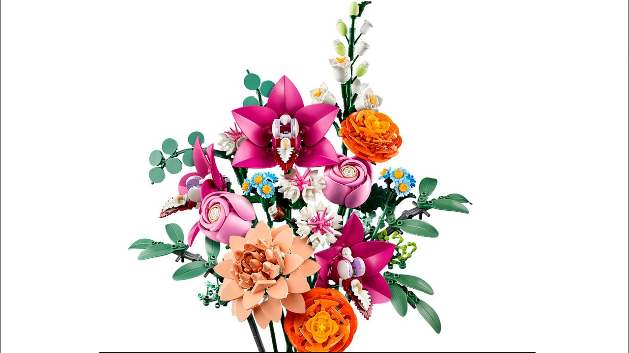 LEGO Pretty Pink Flower Bouquet Review! (10342, 2025)
