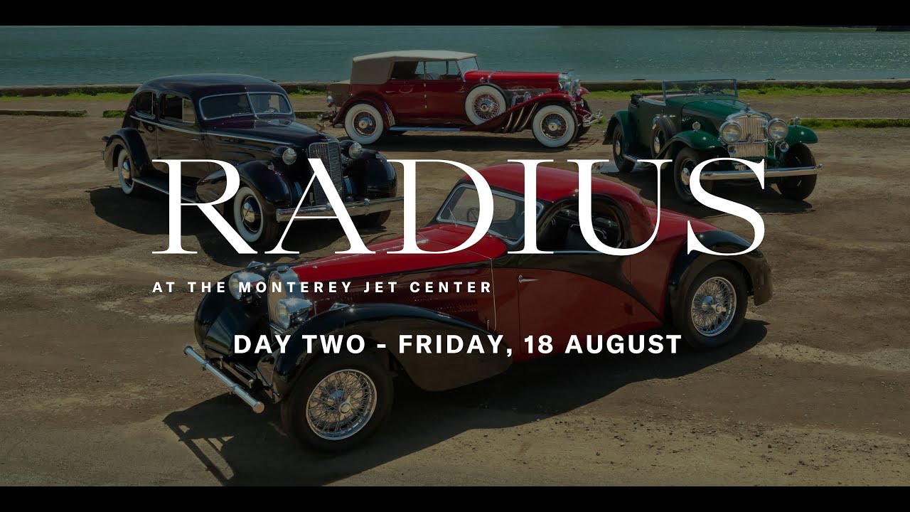 Friday Livestream of Broad Arrow Radius Auction at the Monterey Jet Center