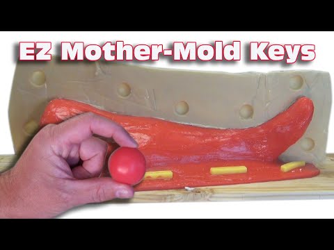 Silicone Keys For Resin Mother Molds Or Support Shells