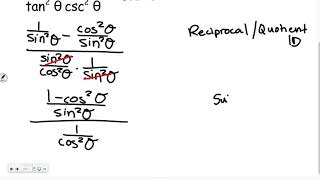 Notes 5 2   Verify Trig Identities