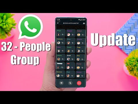 WhatsApp now supports 32 people in a group voice call