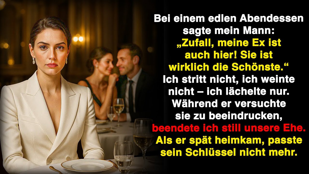Wir waren schick essen, mein Mann sah seine Ex – und in dieser Nacht änderte sich alles.