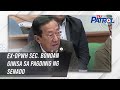 Ex-DPWH Sec. Bonoan ginisa sa pagdinig ng senado | TV Patrol