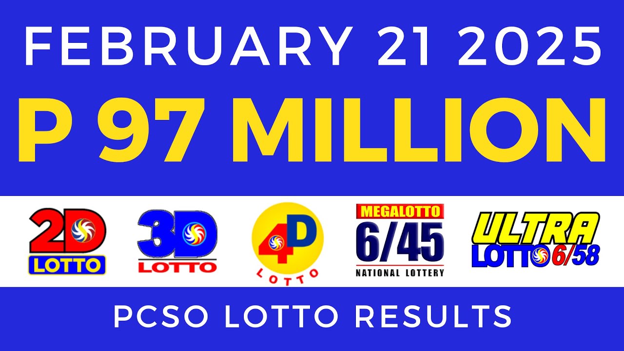 Lotto Result Today 9pm February 21 2025 PCSO