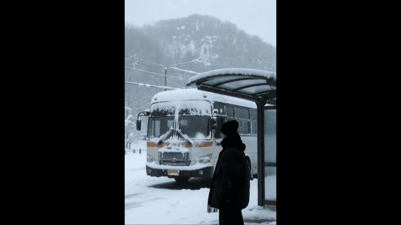 버스를 타지 못했어.