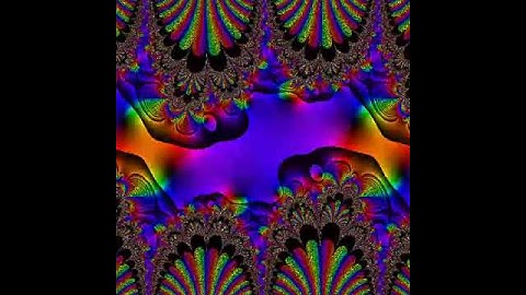 Julia Set Revolution of "Cos(z) + c", radius = pi/4, 4 iterations