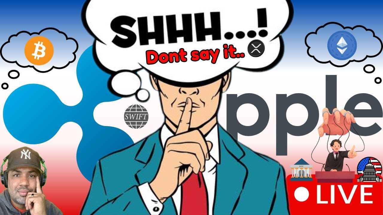 SHHH.. Don't say it! ((LIVE)) Crypto News, XRP, BTC & MORE