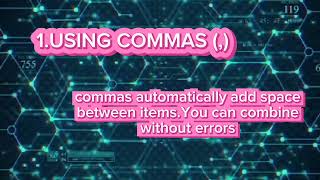 (level1 ) problem#6 Output different variables using print()use COMMA and+.