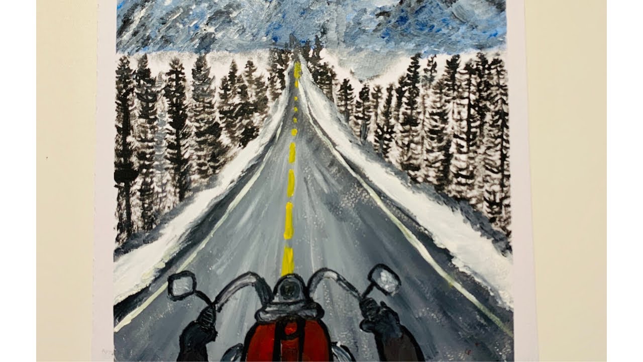 I tried oil painting for the first time #oil painting beginner - YouTube