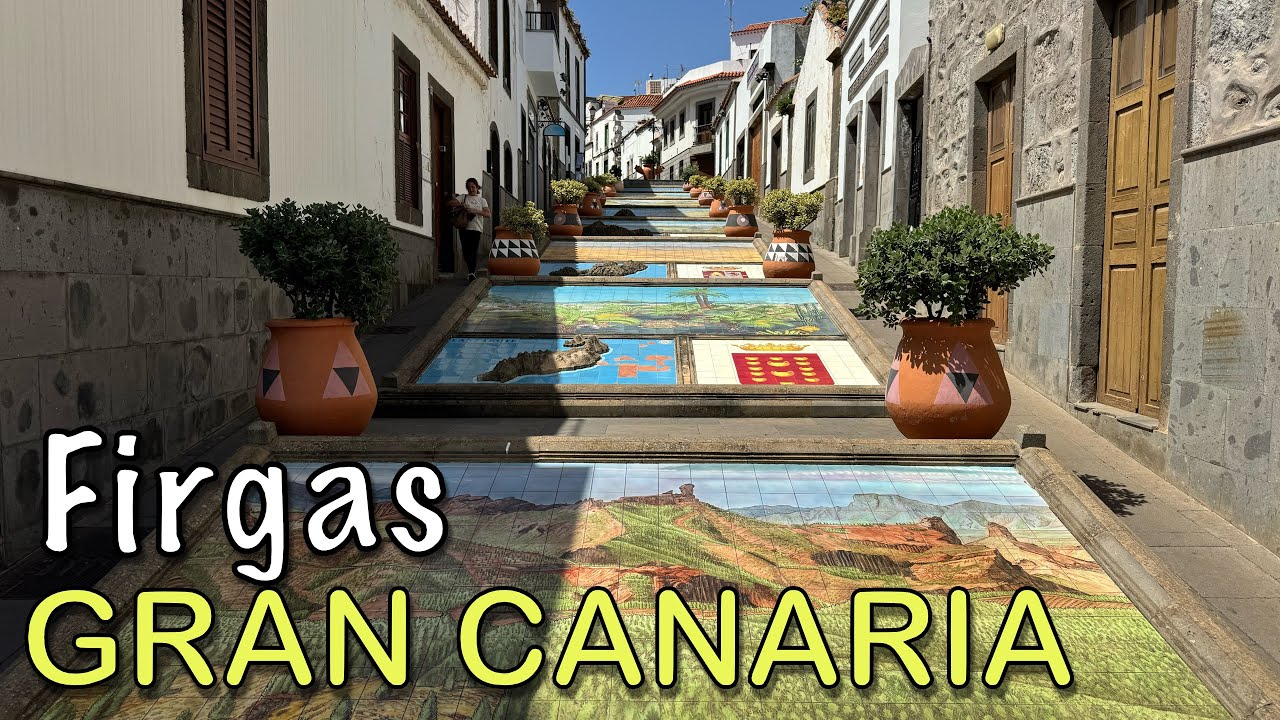 Gran Canaria - Firgas 🇮🇨⛲️ 4K HDR