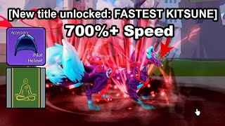 I BROKE The GAME By Creating The FASTEST KITSUNE ALIVE In Roblox Blox Fruits