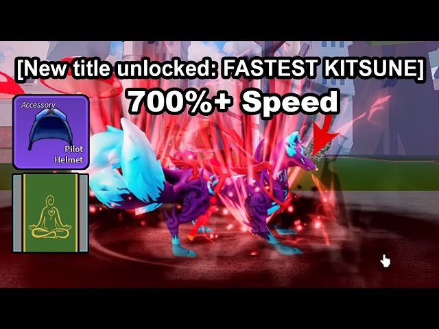 I BROKE The GAME By Creating The FASTEST KITSUNE ALIVE In Roblox
