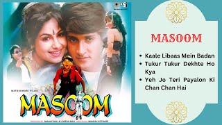 MASOOM Movie's MOST POPULAR SONGS || Masoom - 1996 || Udit Narayan; Kumar Sanu,  Abhijeet, Sadhana.
