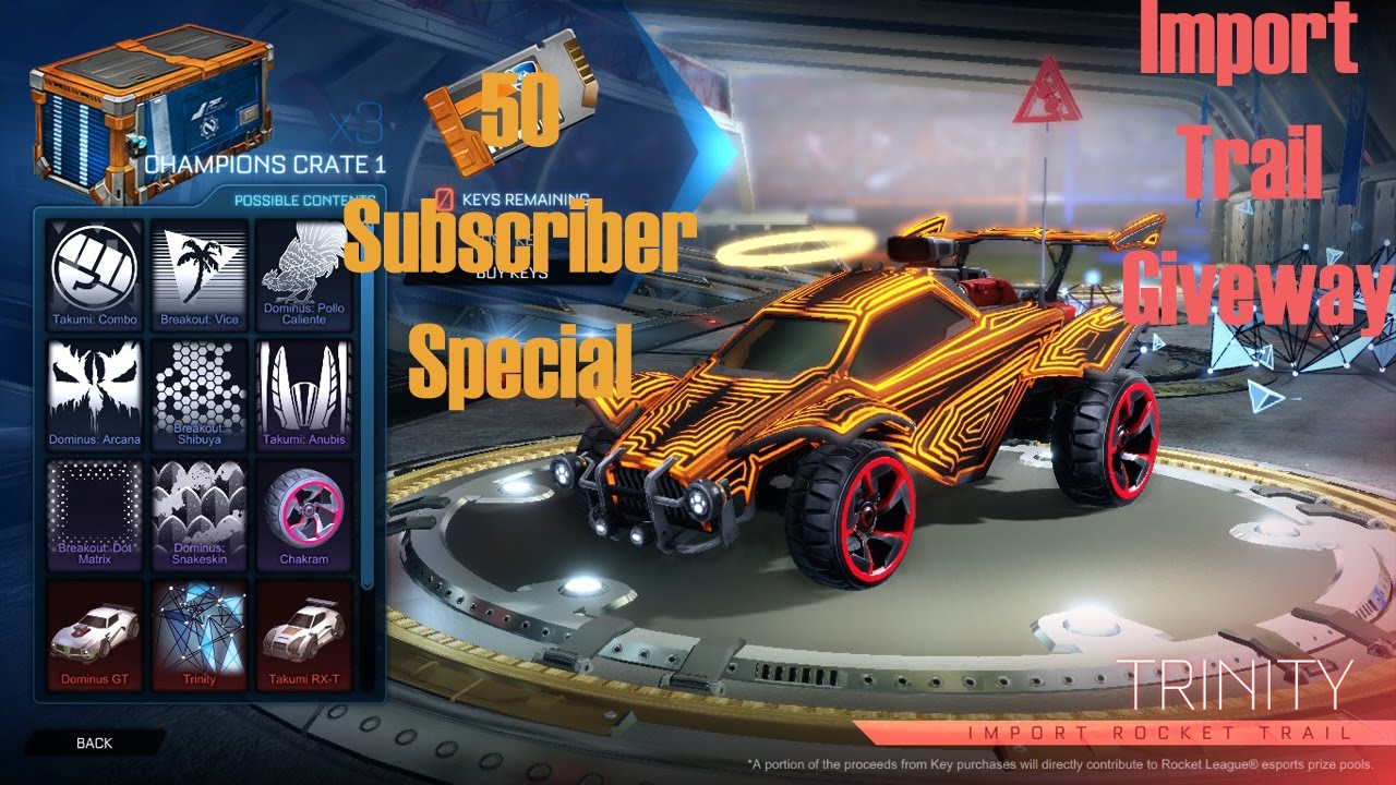 Huge Rocket League Giveaway!