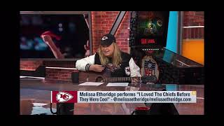 Melissa Etheridge “I Loved The Chiefs Before They Were Cool” for Swifties & anyone else wondering :)