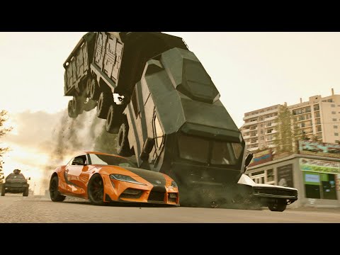 「ワイスピ」26tの巨大装甲車が車やトラックを弾き飛ばす！”アルマジロ”はまるで車輪をつけたハルク！映画『ワイルド・スピード／ジェットブレイク』特典映像