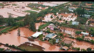 USCG Overflights Of Flash Floods Impacted Areas On Oahu