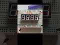 How to test 4 digital seven segments LEDs