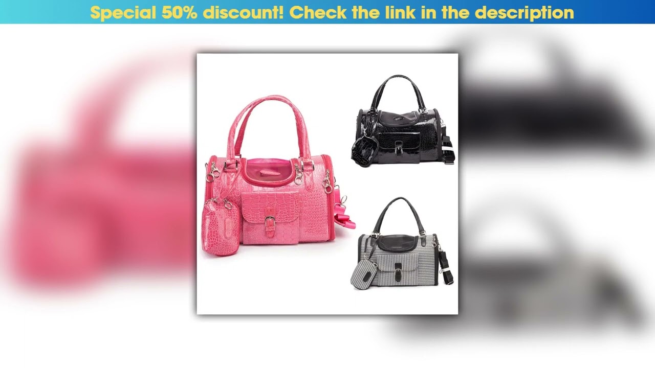 Top New Pet Dog Carrier Handbag Shoulder Bag Travel Tote Sided Small Large Cat Purse•••••••••••••••
