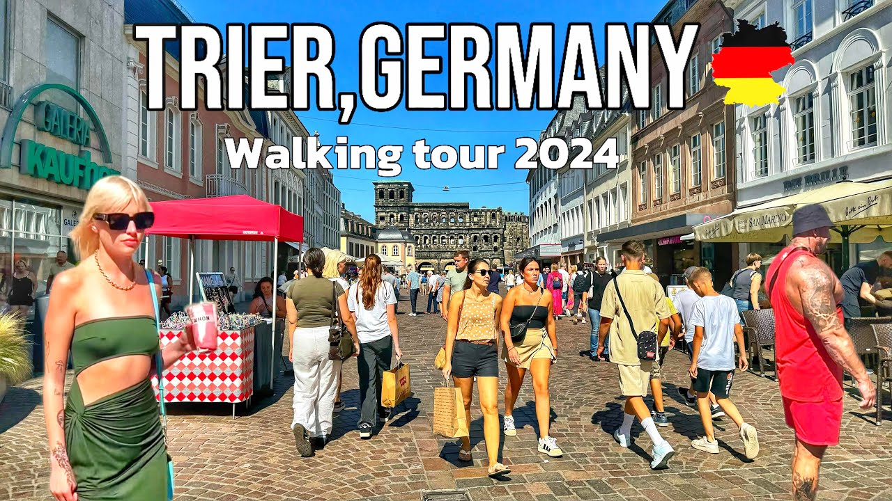 Trier, Германия / Пешеходная экскурсия по 9 самым красивым достопримечательностям Трира в Германии
