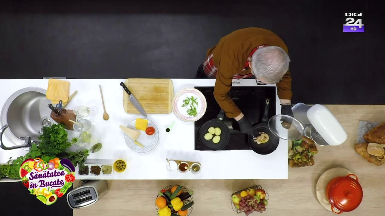 Cotlet de porc gratinat. Rețetele lui Petrișor Tănase la Sănătatea în Bucate, Digi24