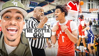 My Aau Player Almost Fought This Ref For Ejecting Him!