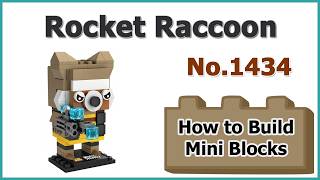 Datos How to Build Rocket Raccoon Blocks - LOZ BRICK HEADZ No.1434 Instructions Specifications Noticias