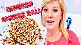 Chicken Cheeseball Recipe - Tailgate Favorite - Cooking With Katiepie