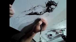 Jae Lee Drawing and Inking Wolverine