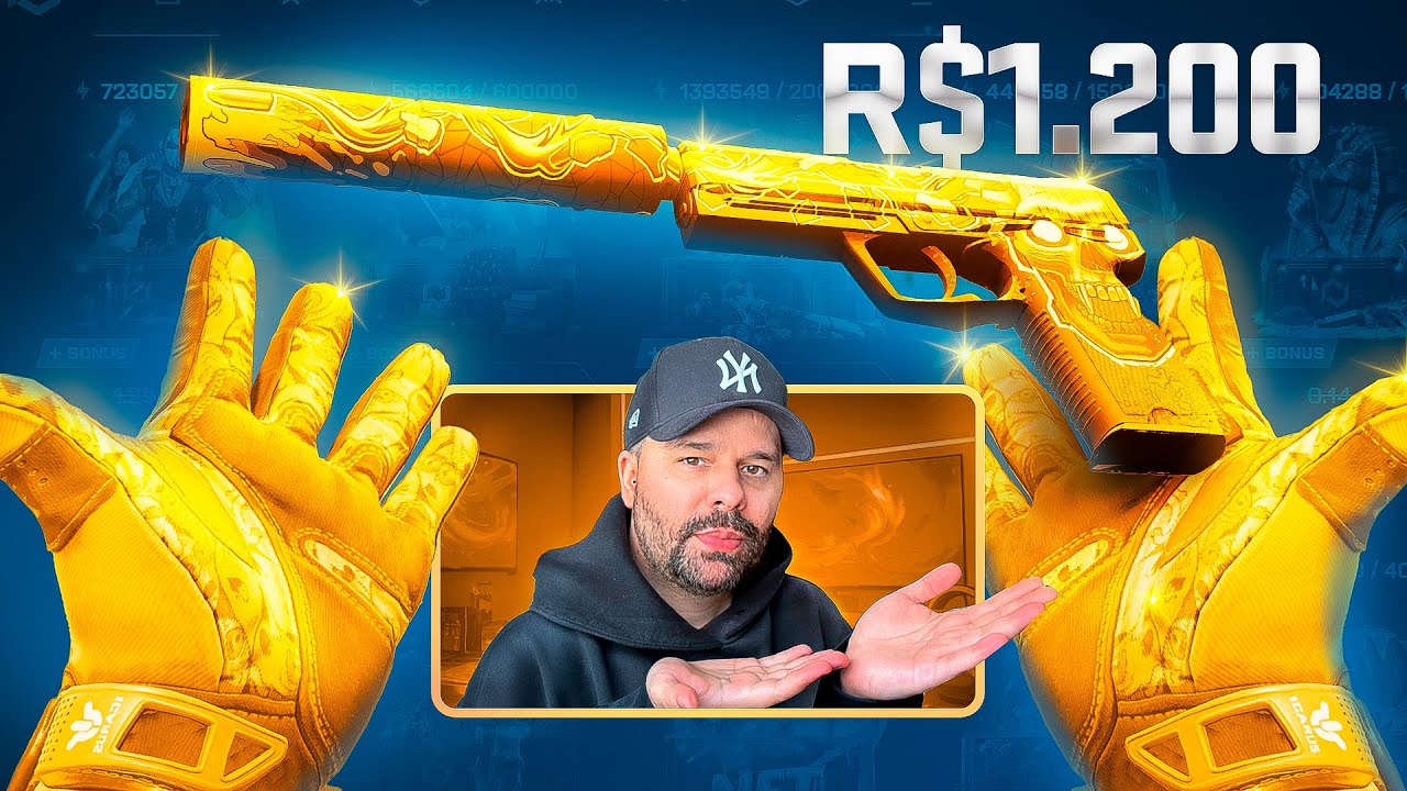 INSANO: Sorteio do canal deu MAIS de R$1.200 em skins pra um inscrito DE GRAÇA! 🚀