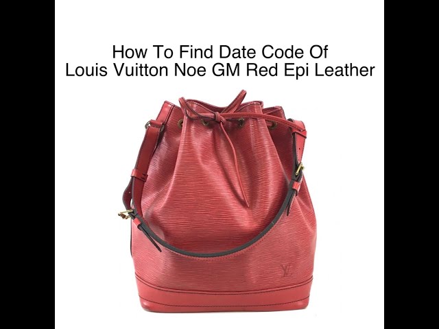 LOUIS VUITTON Epi Noe GM Red – Chanel Vuitton