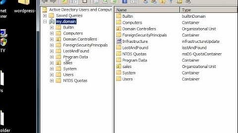Windows Server 2008: Add an Active Directory organizational unit
