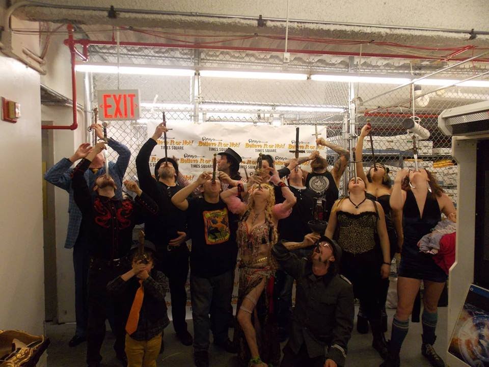 World Sword Swallowers Day Weekend 2014 NYC