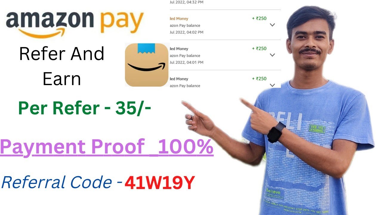 How To Refer Amazon Pay And Earn Per Refer35 Amazon Referral Code