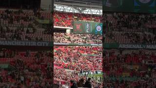 North London Forever sung 30 minutes before kick off here at Wembley