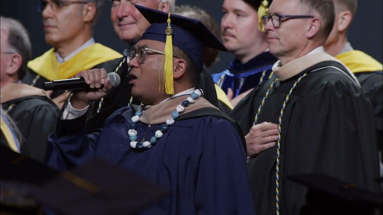 WGU 2023 Las Vegas Commencement National Anthem Sang by Daniel Glen