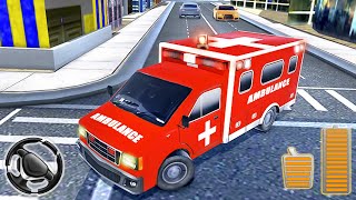 Ambulance Driving Simulator - City Rescue VAN Parking Game | Android Gameplay screenshot 5