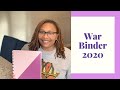War Binder 2020 Overview