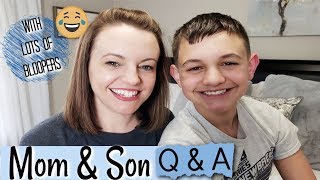 MOM & SON Q&A | TEENAGE BOY Q&A | MANDY IN THE MAKING