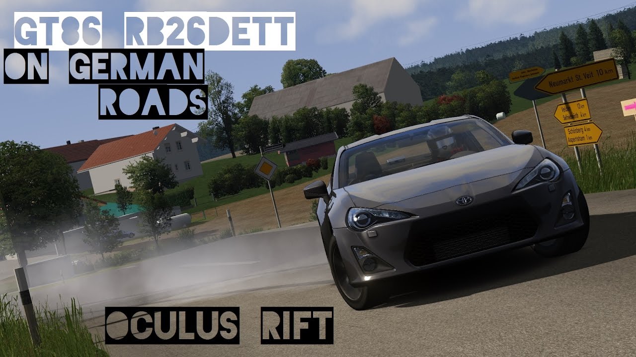 VR [Oculus Rift] GT86 RB26DETT Sunday Drive on German Roads | Assetto Corsa Gameplay