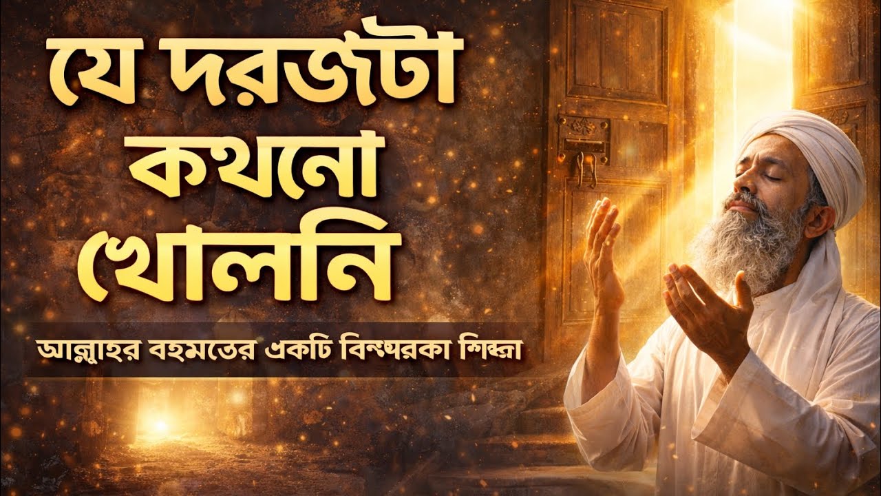 যে দরজাটা কখনো খোলেনি – আল্লাহর রহমতের এক বিস্ময়কর দরজার পেছনে লুকিয়ে থাকা তাকদির ও পরীক্ষার শিক্ষা!